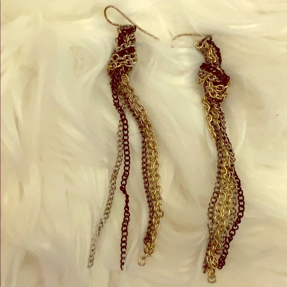 Dangling rocker chic earrings